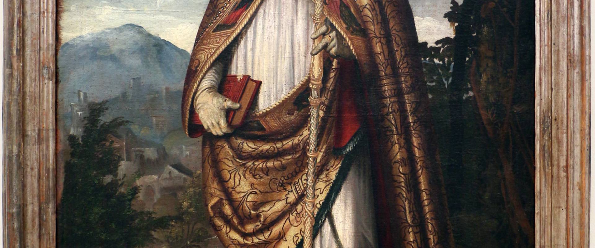 Filippo da verona, san benedetto e un devoto, 1510-15 ca. 01 foto di Sailko